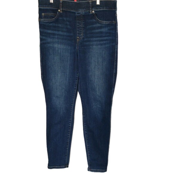 SPANX Denim - Spanx Women's Jeans Jean-ish Ankle Leggings Large High Rise Pull On